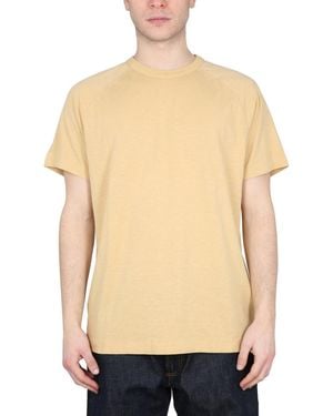 YMC｜SHORT-SLEEVED ROUND NECK T-SHIRTS (TELEVISION RAGLA YMC Television Ragland T-Shirt | Liberty
