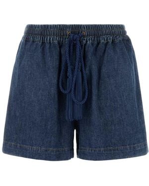Valentino Garavani Short Denim - Blue