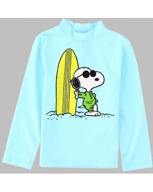 MC2 Saint Barth Long Sleeve T-Shirt Uv Protection - Blue