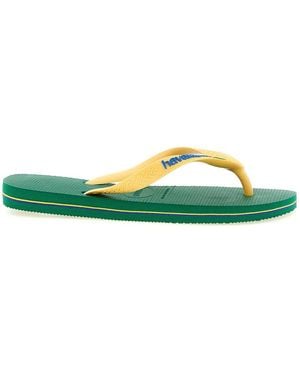 Havaianas 'Brasil Logo' Sandals - Green