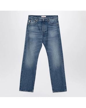 Valentino Jeans With Logo Detail - Blue