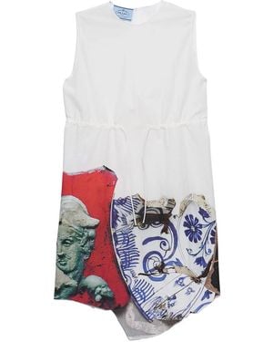 Prada Abito Stampato - White