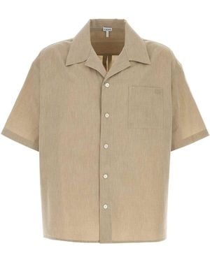 Loewe Short Sleeve Shirt - Natural