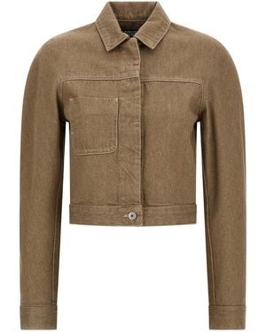Jacquemus 'La Veste Ovalo Cargo' Jacket - Brown