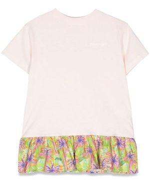 Palm Angels Ruffles Teedress - Pink