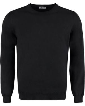 THE (Alphabet) Fine-Knit Jumper - Black