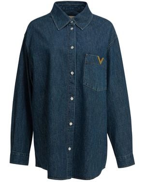 Valentino Cotton Shirt - Blue