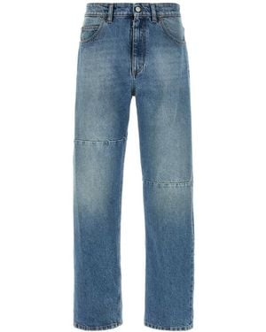 MM6 by Maison Margiela Trousers 5 Pockets - Blue