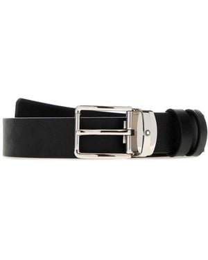 Montblanc Everyday/ 30Mm Reversible Leather Strap - White