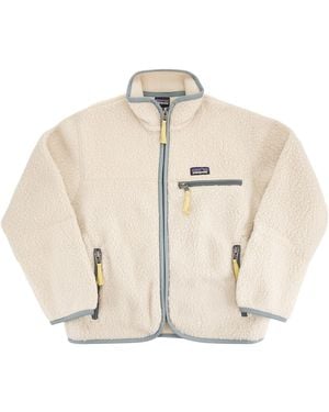 Patagonia Recycled Polyester Sherpa Fleece Jacket - Natural