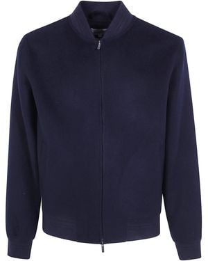 MC2 Saint Barth "Camden" Wool Bomber Jacket - Blue