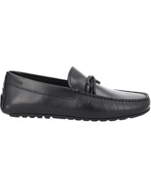 BOSS Moccasin With Bow - Gray