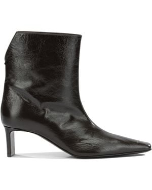 KHAITE "Ona 55Mm" Pull-On Ankle Boots - Black