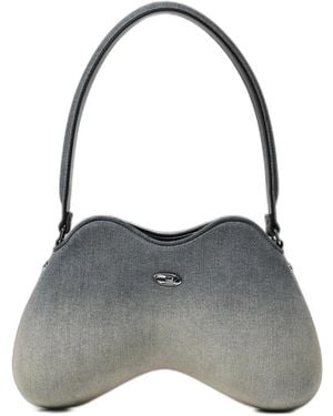 DIESEL Double-D Shoulder Bag - Grey