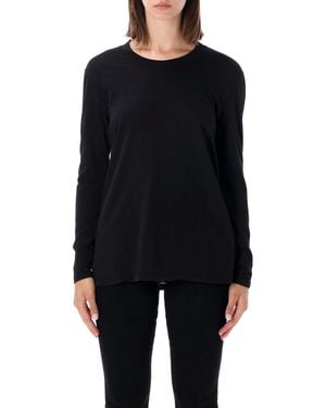 James Perse Crlear Jersey Ls Tee - Black
