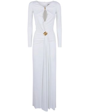Elisabetta Franchi Carpet Long Dress - White