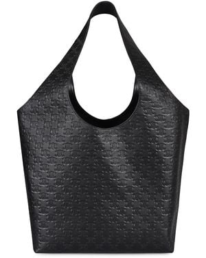 Celine Leather Shopping Bag - Black