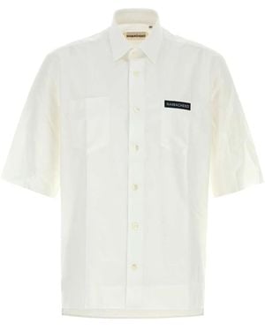 NAMACHEKO Poplin Guardia Shirt - White