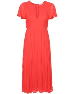 Michael Kors Long Coral Dress - Red