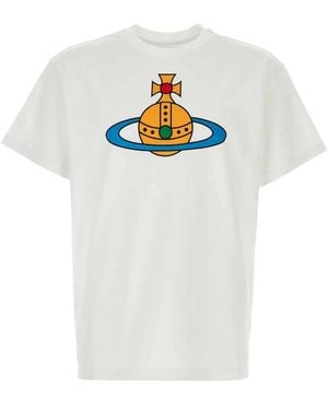 Vivienne Westwood Oversized Orb Classic T-Shirt - White