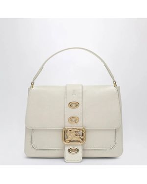 Burberry Small Rider Shoulder Bag - White