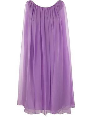 Max Mara Footing Ceremony Dress - Purple