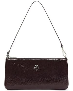 Courreges Courregès Ac Naplack Zipped Pouch - White
