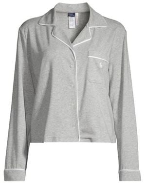 Ralph Lauren Front Button Long Sleeves - Grey