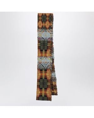 Dries Van Noten Patchwork Scarf - Green