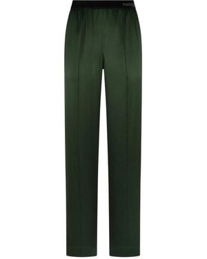 Tom Ford Silk Pajama Pants - Green