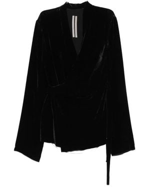 Rick Owens Viscose Silk - Black