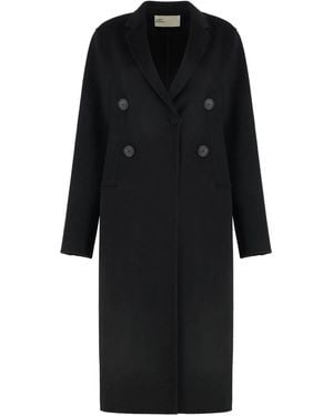 Tory Burch Wool Coat - Black