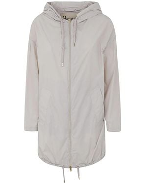 Herno Stretch Maxi Bomber - Grey