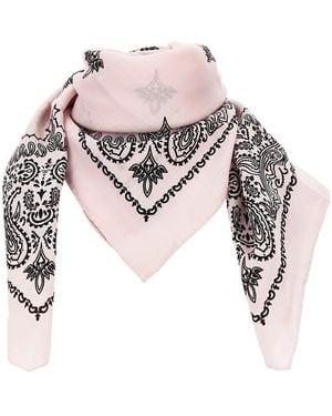 Destin Judy Wool Squared Scarf - Pink