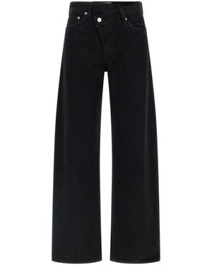 Agolde 'Arc Criss Cross' Jeans - Black