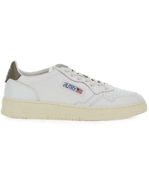 Autry Logo Trainers - White
