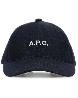 A.P.C. Casquette Charlie - Blue