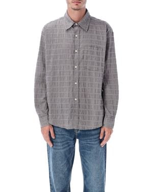mfpen Executive Shirt Textured Check - Grey