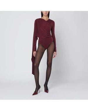 ANDAMANE Xenia Rouge Noir Bodysuit - Red