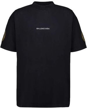 Balenciaga Oversize Fit T-Shirt - Black