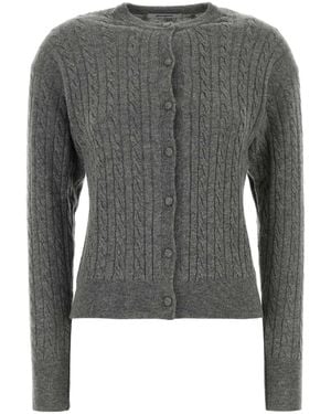 GIMAGUAS Wool Blend Rina Cardigan - Grey