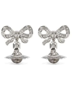Vivienne Westwood "Octavie" Earrings - White