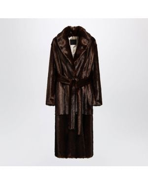 BB COUTURE Beth Coat With Belt - Black