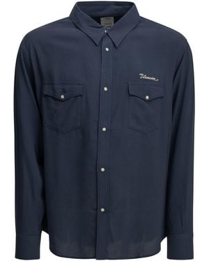 Visvim "Meridian" Casual Shirt - Blue