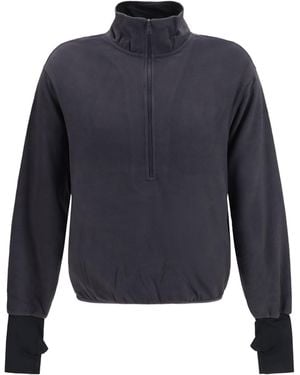 Entire studios Shell Fleece Zip Jacket Polyester Top - Blue