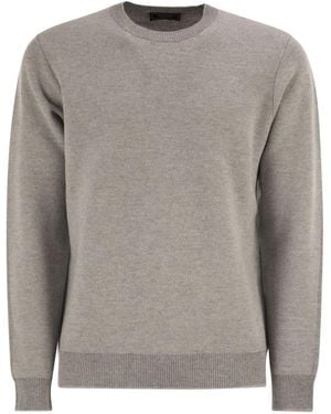 Peserico Wool And Cashmere Jumper - Grey