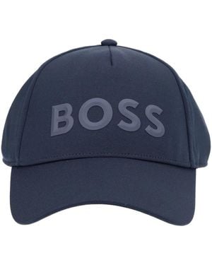 BOSS Baseball Hat With Logo - Blue