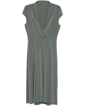 Alberta Ferretti Viscose Elastane Dress - Gray