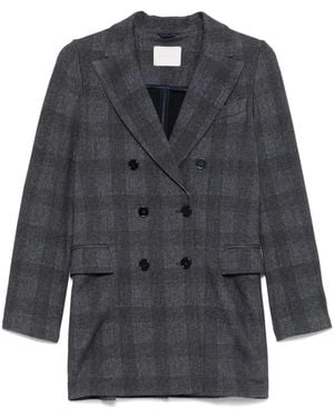 Circolo 1901 Cotton Double-Breasted Jacket - Gray