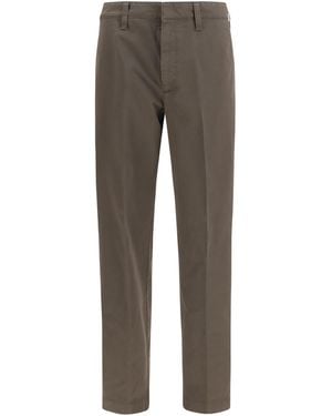 Prada Garment Dyed Cotton Pants - Gray